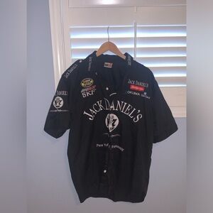 Vintage racing button down shirt